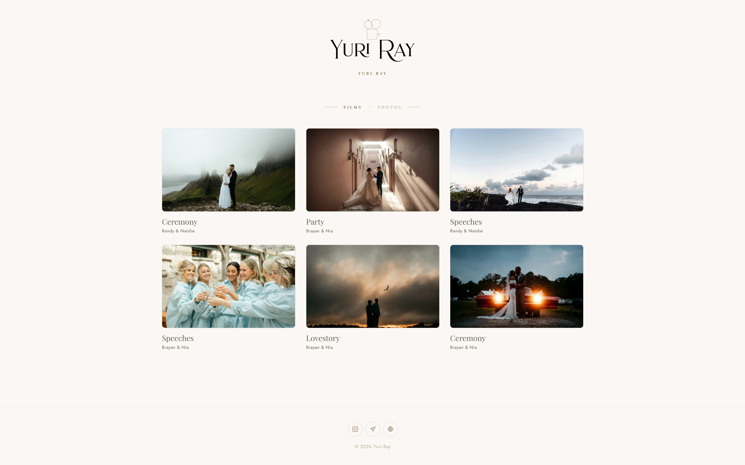 Portfolio page preview